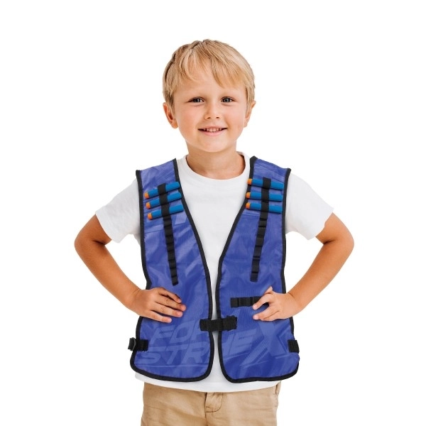 Kindertactisch vest met schuimpatronen