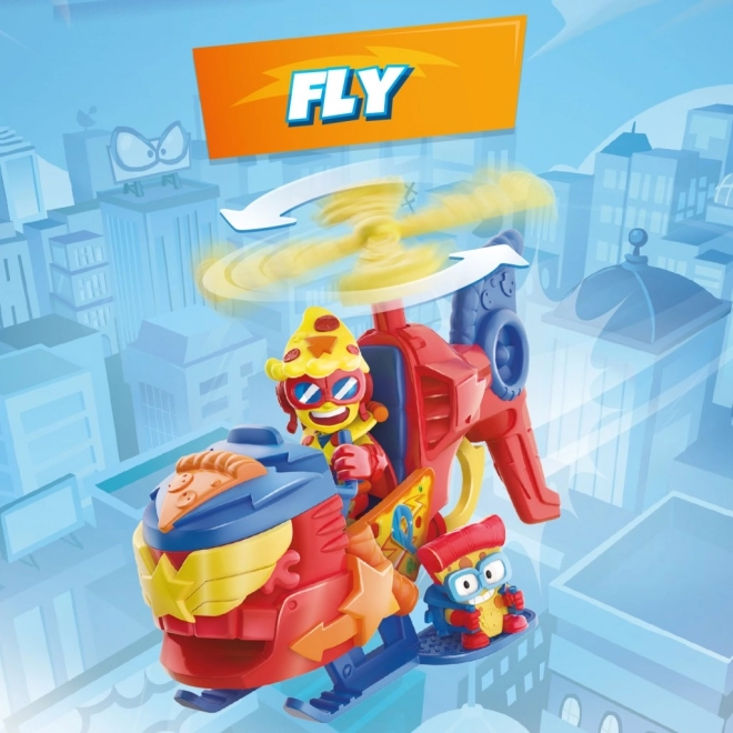 SuperThings Pizzacopter met schijfwerper