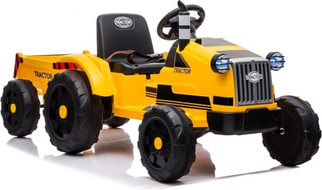 Kinder accu-tractor met aanhanger