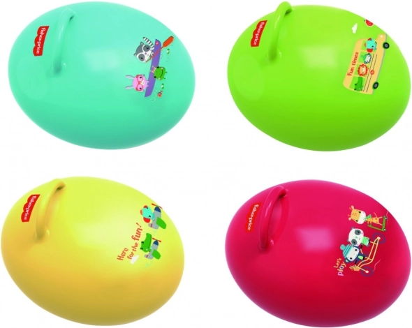 Fisher-Price springbal in de vorm van een ei