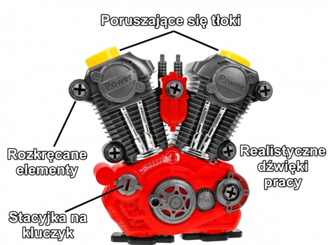 Kinderset voor monteurs - schroefbare motor