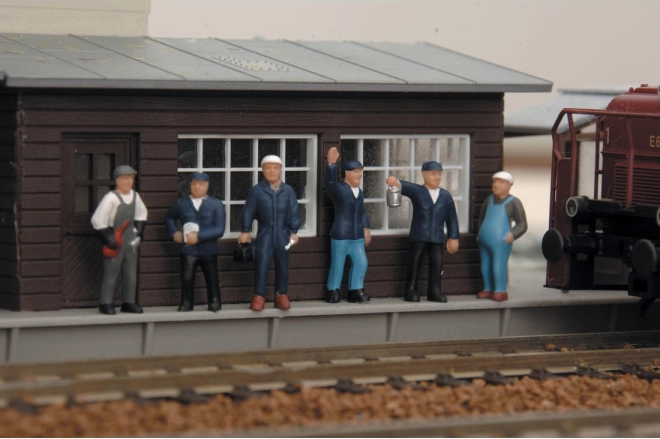 Piko figuren treinpersoneel – set van 6 stuks