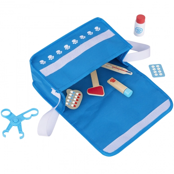 Tooky Toy veterinair set met tas 17 delen