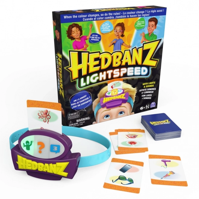 Gezelschapsspel Hedbanz lightspeed