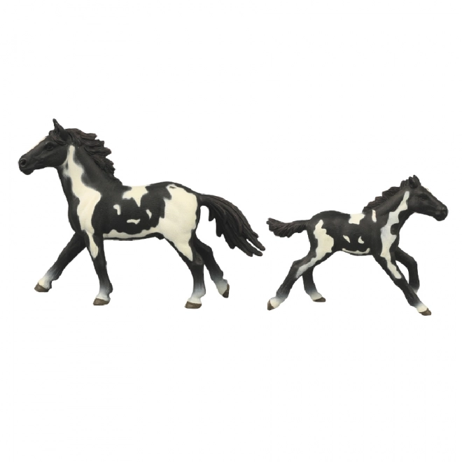 Paardenset met Hek Zwart-Wit