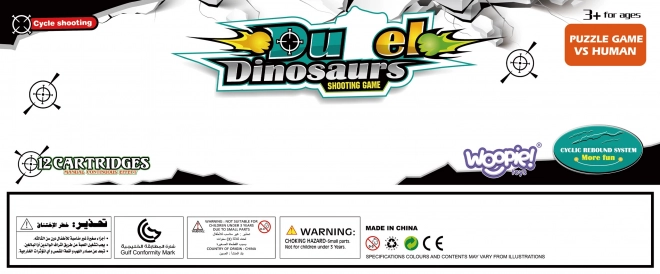 Spannend spel Dinosaurusgevecht van Woopie