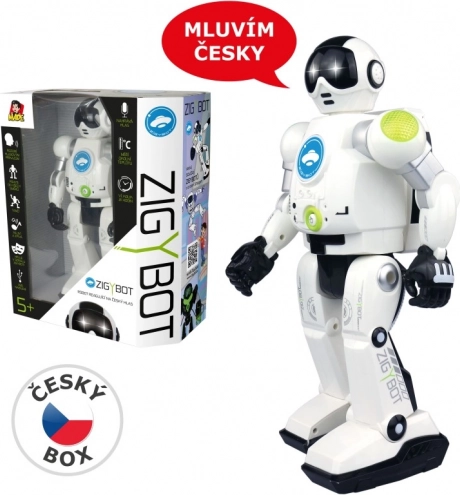 Interactieve robot Zigy zwart
