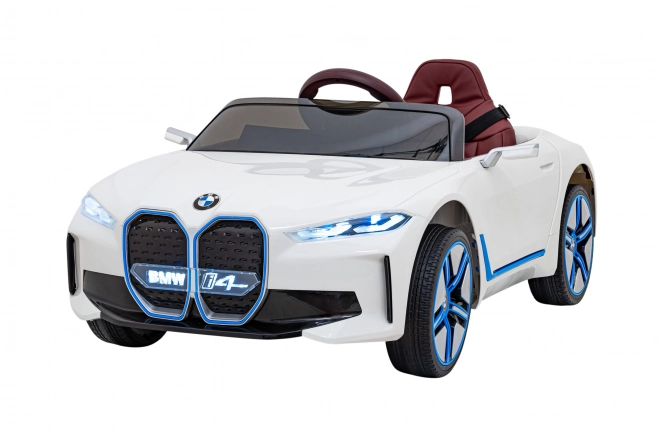 Kinderauto op batterij BMW i4 – Wit