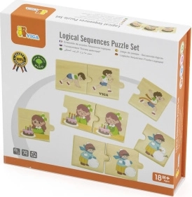 VIGA Houten legpuzzel Activiteiten voor kinderen