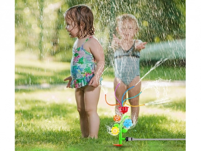 Vrolijke bloemige kindersproeier