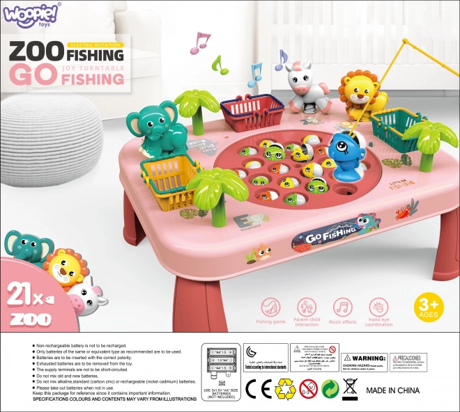 Behendigheidsspel Vissen Interactieve Tafel Roze