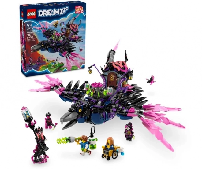LEGO® DREAMZzz™ 71478 Nimmerheks en haar Middernachtraaf