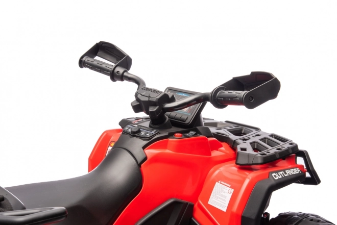 Elektrische kinderquad Can Am Outlander met bestuurder