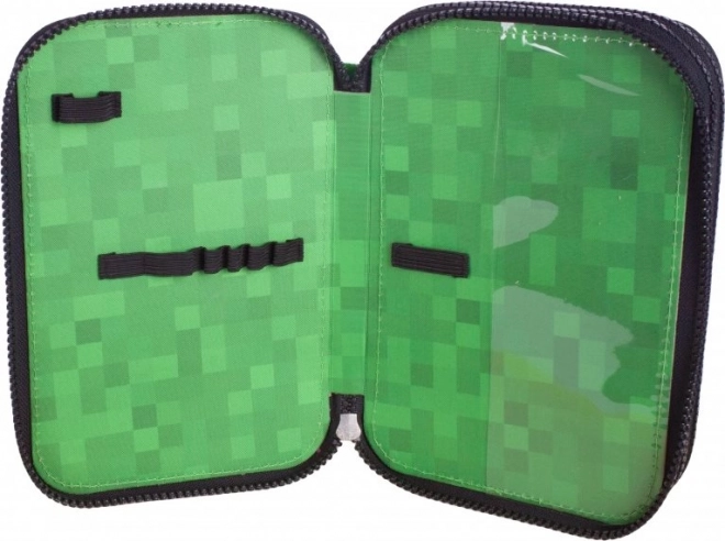 School etui Minecraft Alex en Steve drie-laags