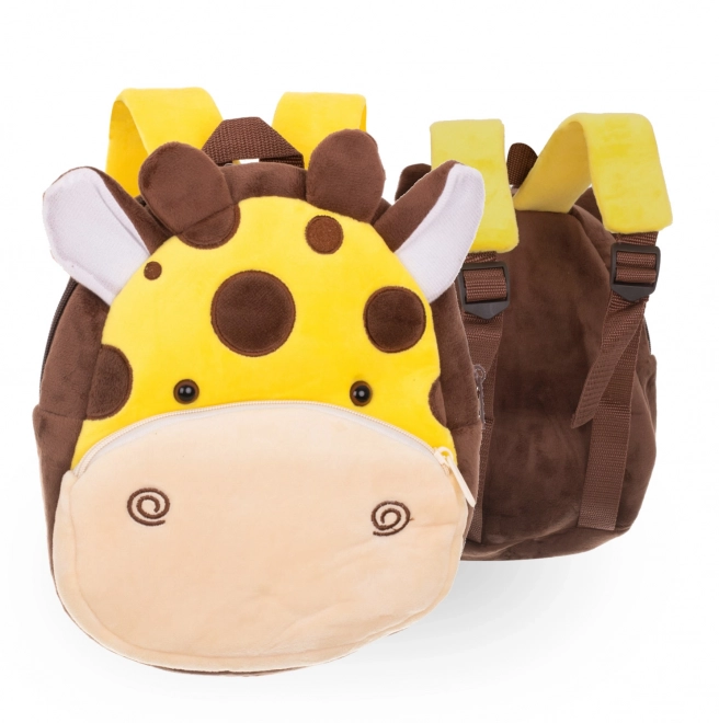 Kinder pluchen rugzak - giraffe