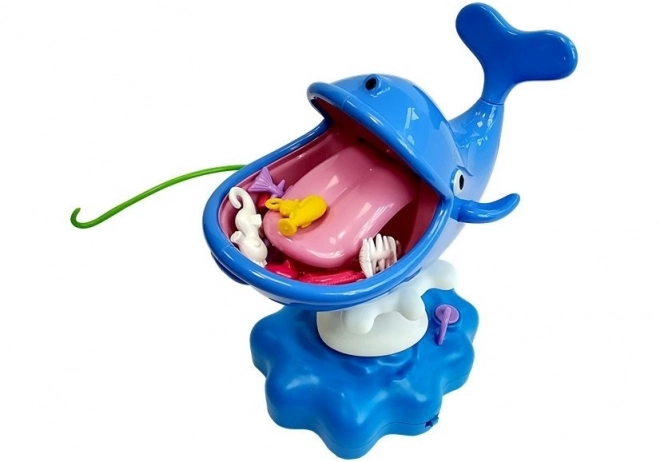 Water spuitende walvis arcade spel