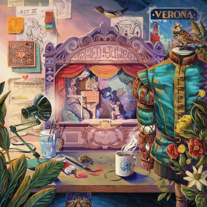 Vierkante puzzel RAVENSBURGER Art & Soul: Romeo en Julia – 750 stukjes