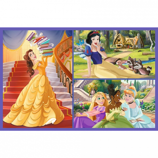 Puzzel 2x70 Sprookjesachtige dagen Disney Prinsessen