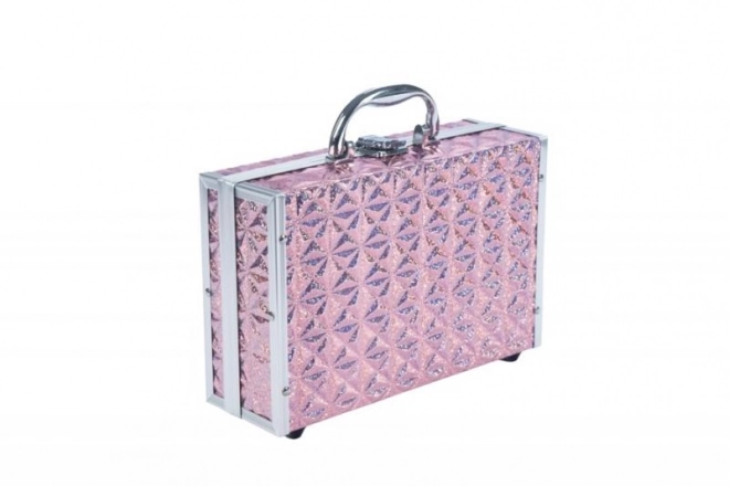 Kosmetisch koffertje Roze midden