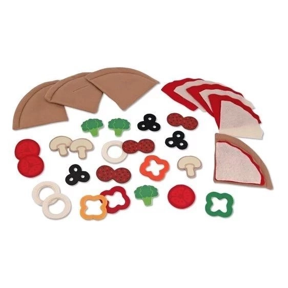 Pizzaset van viltmateriaal Melissa & Doug