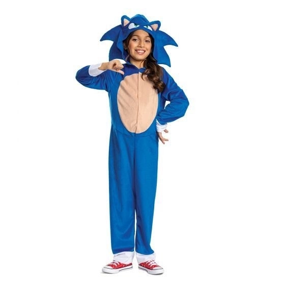 Sonic kostuum, 7-8 jaar
