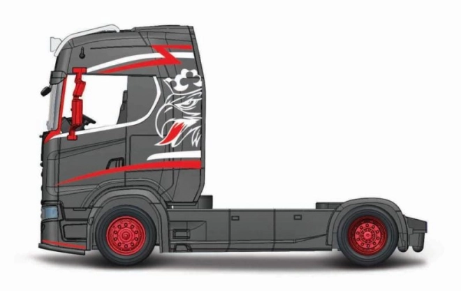 Bburago 1:43 Vervoerders Aangepaste Cabines Scania 770S – Grijs