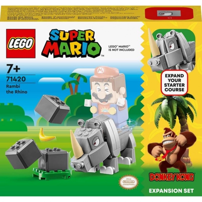 Neushoorn Rambi - Uitbreidingsset LEGO Super Mario