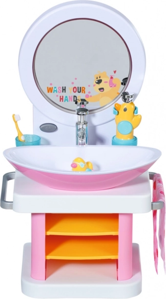 BABY born poppenwastafel met licht en geluiden