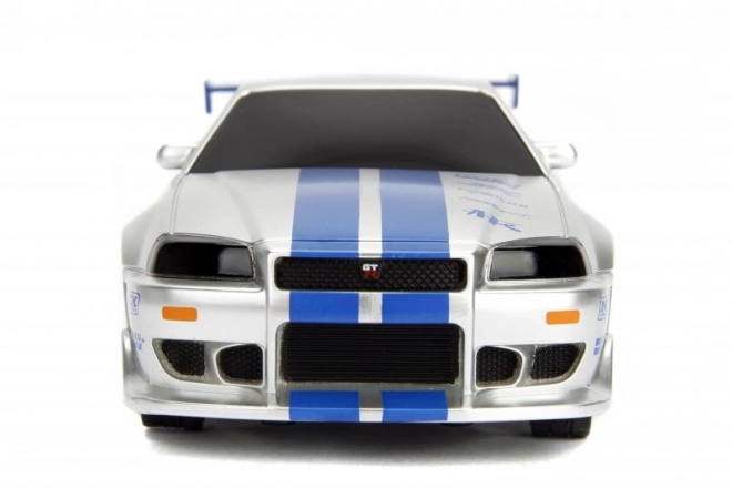 Snel en woest RC-auto Nissan Skyline 1:24