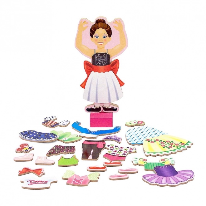 Magnetisch aankleden Nina Ballerina