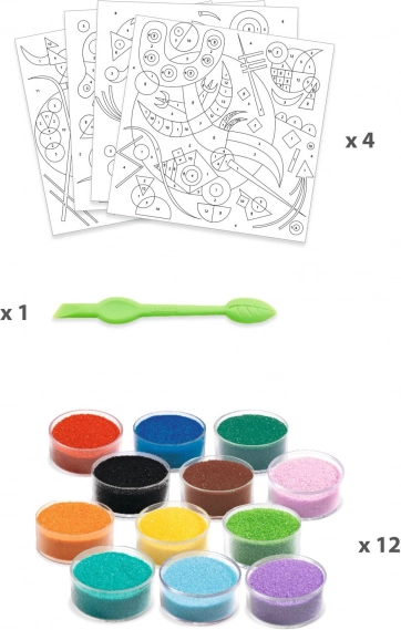 Creatieve set geïnspireerd door Wassily Kandinsky