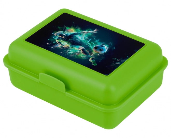 Lunchbox met Voetbalspeler Ontwerp