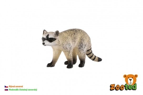 Wasbeer noordelijk zooted kunststof 8cm in zak
