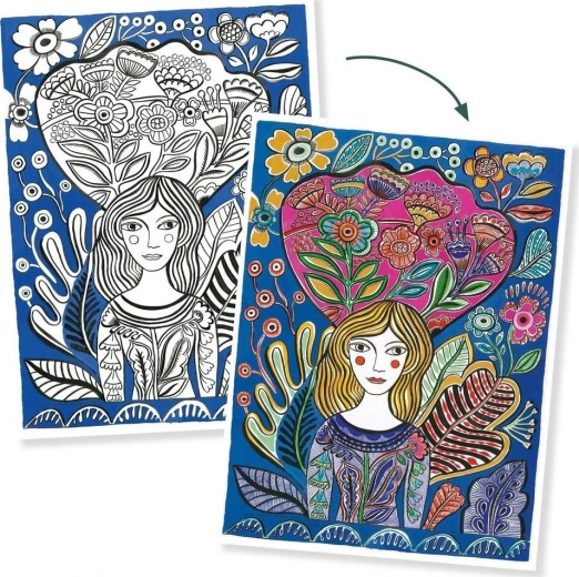 Kunstpapier met fijne korrel
