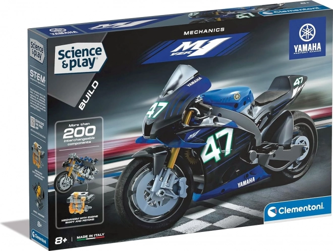 CLEMENTONI Wetenschap&Spel Mechanische Laboratorium Motorfiets Yamaha