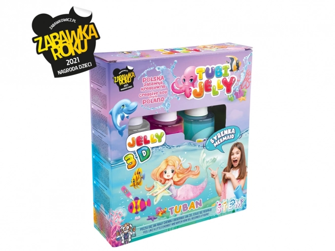 Sada Tubi Jelly 3 kleuren - Zeemeermin