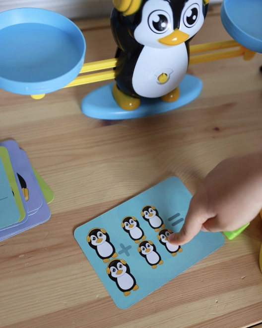 Woopie balansweegschaal met pinguïns voor het leren tellen