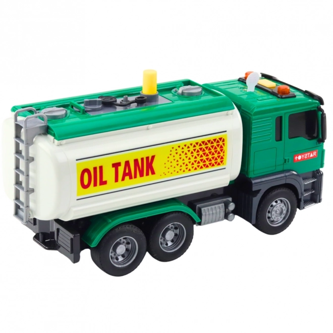 Groene waterwagen met licht en geluiden 1:14