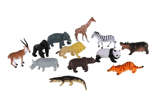 Safari Dieren ZOO plastic mini figuren