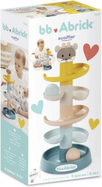 Abrick toren met balletjes voor de kleintjes