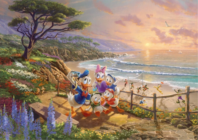 Puzzel Donald & Daisy: Eendenmiddag 1000 stukjes