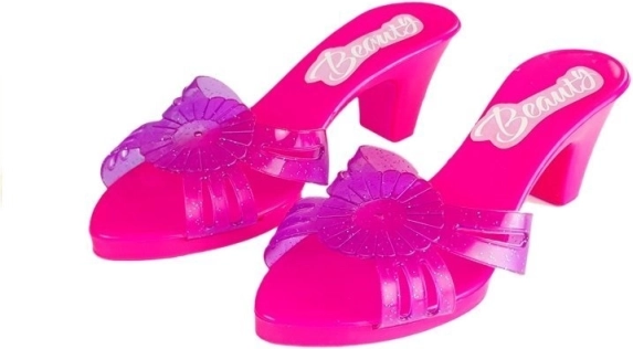 Roze sandalen voor koninklijke verkleedpartijen