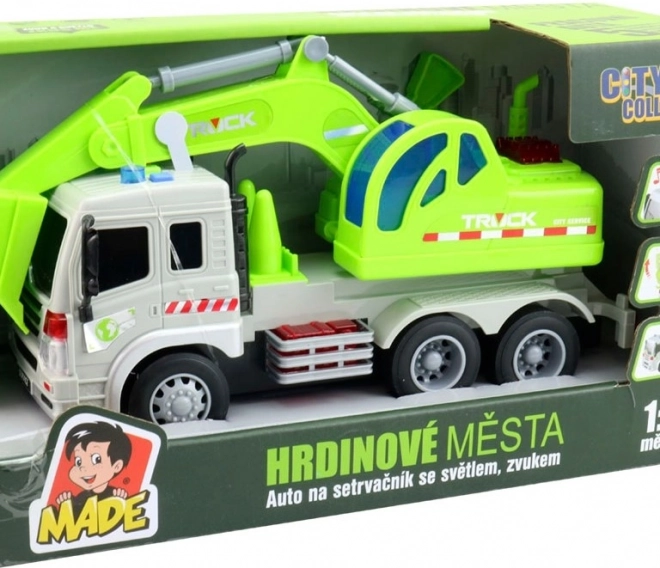 Auto Graafmachine City Collectie met Licht en Geluid