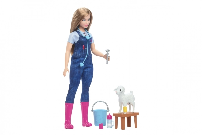 Barbie carrière - dierenarts op de boerderij
