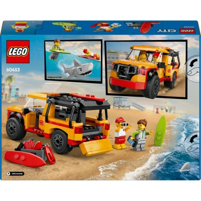 Lego City Reddingswagen op het Strand