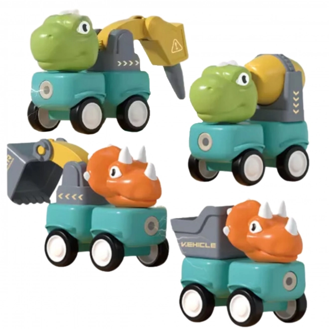 Woopie magnetische blokken dinosaurus constructieset