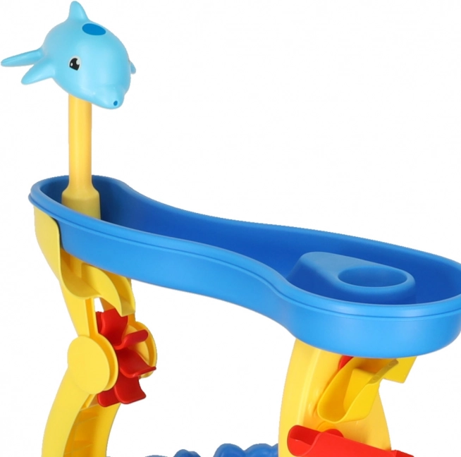 Kinderspeeltafel met zandbak en fontein 2-in-1