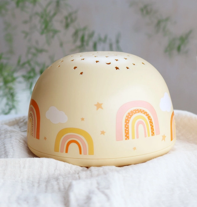 A Little Lovely Company Projectielamp – Regenboog