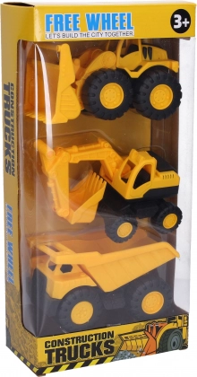 Set bouwmachines 12 cm – 3 stuks