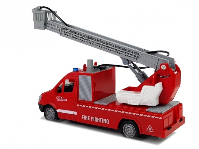 Brandweerwagen met wrijvingsaandrijving 1:16